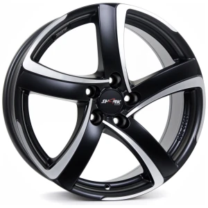 Janta aliaj ALUTEC SHARK 8x18 5X114.3 ET45 RACING SCHWARZ FRONTPOLIERT