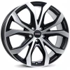 Janta aliaj ALUTEC W10-X 8.5x19 5X130 ET55 RACING SCHWARZ FRONTPOLIERT
