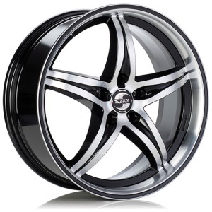 Janta aliaj Spath SP24/S 8X18 ET33 5X100 67,1 BLACK POLISHED