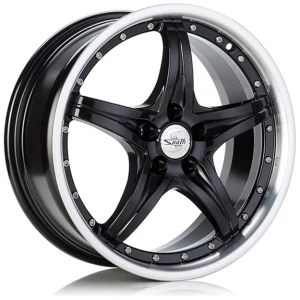 Janta aliaj Spath SP28 9,5X19 ET50 5X112 66,5 BLACK MATT LIP POLISHED