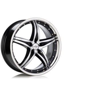 Janta aliaj Spath SP28/INOX 8X19 ET45 5X112 73,2 BLACK POLISHED