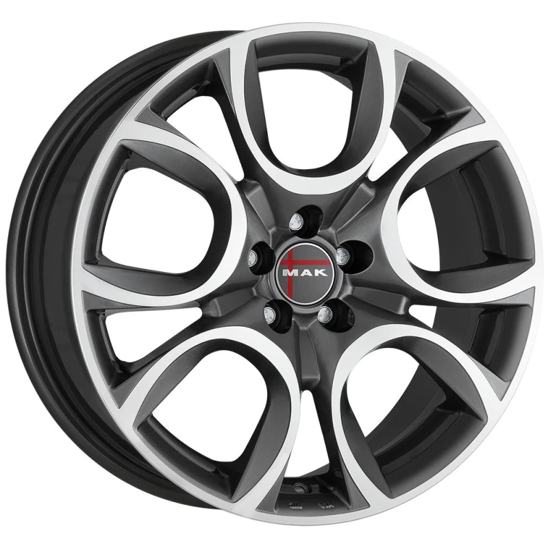 Janta aliaj MAK TORINO W 7.5x17 5X110 ET41 GUN MET-MIRROR FACE