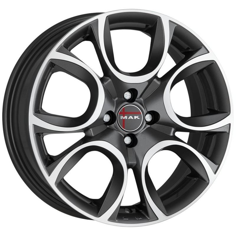 Janta aliaj MAK TORINO W 7x17 4X100 ET45 GUN MET-MIRROR FACE