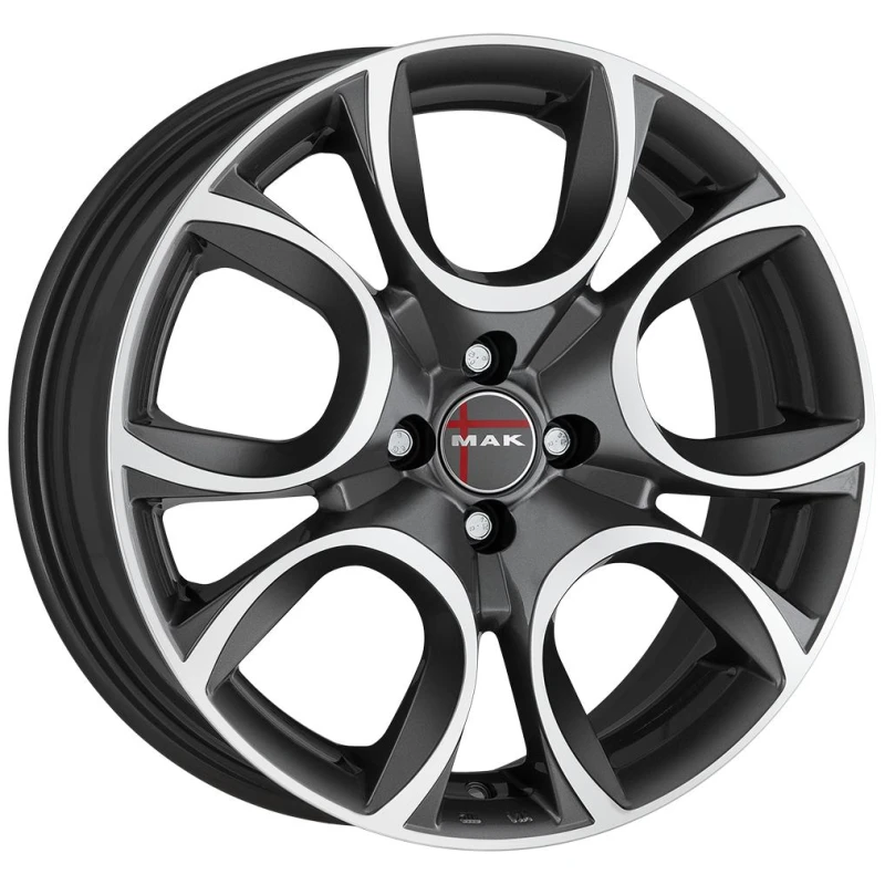 Janta aliaj MAK TORINO W 7x17 4X100 ET45 GUN MET-MIRROR FACE