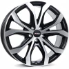Janta aliaj ALUTEC W10-X 8.5x19 5X120 ET45 RACING SCHWARZ FRONTPOLIERT