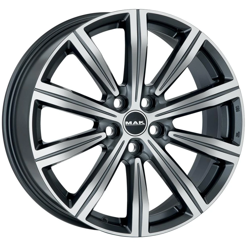 Janta aliaj MAK BIRMINGHAM 9.5x22 5X120 ET49 GUN MET-MIRROR FACE