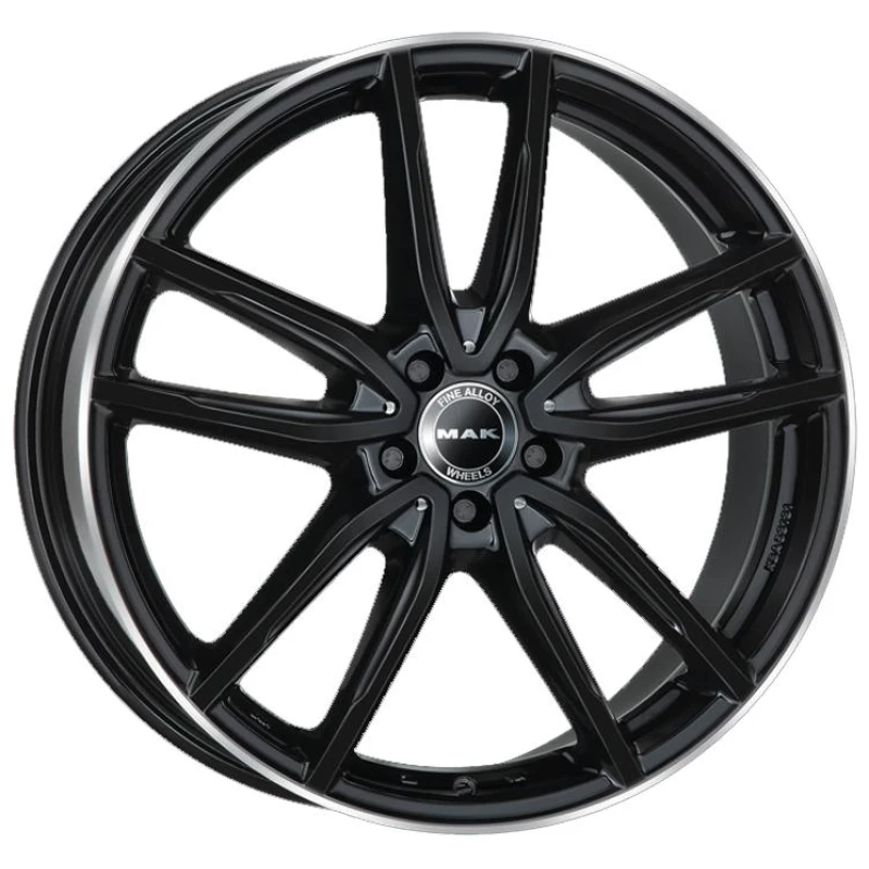 Janta aliaj MAK EVO 9x18 5X112 ET50 GLOSS BLACK MIRROR RING