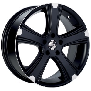 Janta aliaj Spath SP36/H 8X19 ET40 6X114,3 66,1 BLACK MATT LIP POLISHED