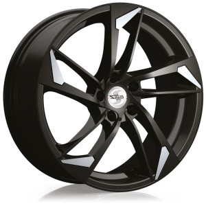 Janta aliaj Spath SP46 8,5X19 ET25 5X112 66,5 BLACK MATT SPECIAL LIP POLISHED