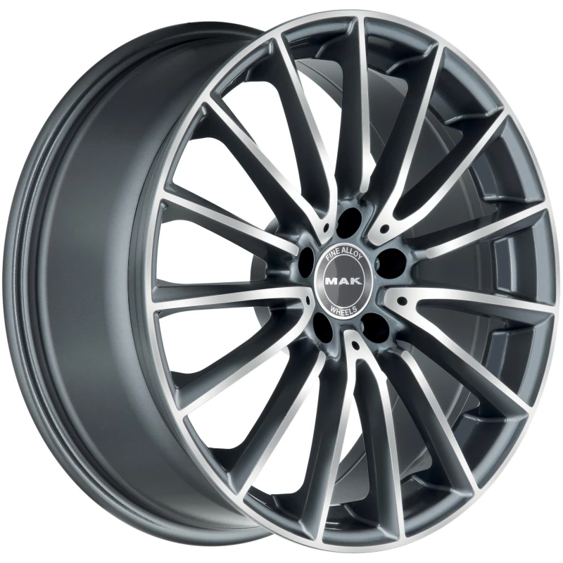 Janta aliaj MAK KOMET 9x18 5X112 ET50 GUN MET-MIRROR FACE
