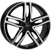 Janta aliaj ALUTEC IKENU 8.5x20 5X112 ET40 DIAMANT-SCHWARZ-FRONTPOLIERT