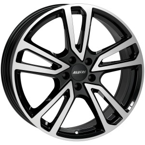 Janta aliaj ALUTEC TORMENTA 7x18 5X114.3 ET-- DIAMANT-SCHWARZ-FRONTPOLIERT