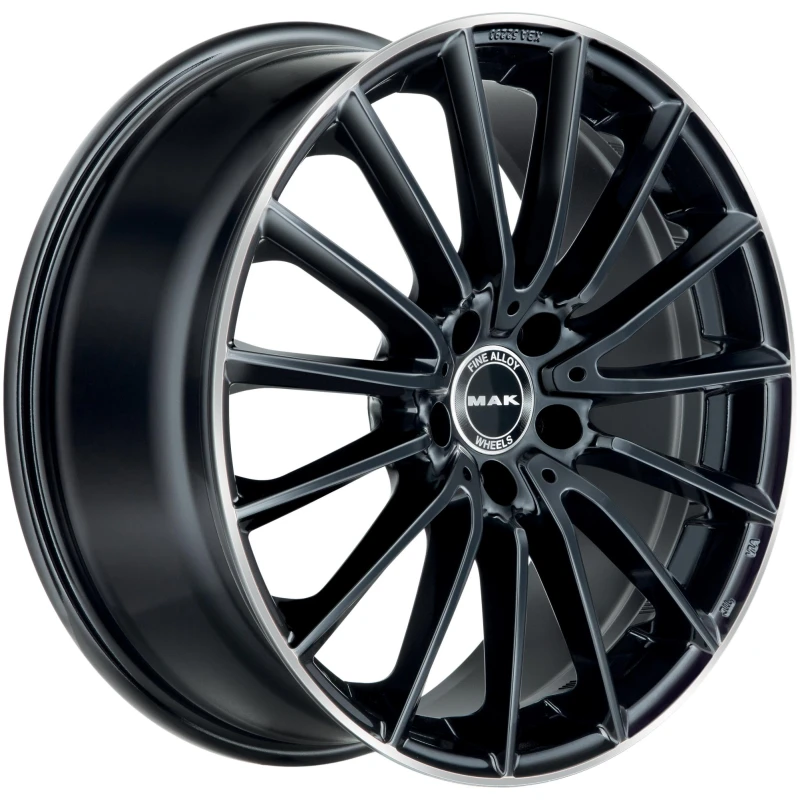 Janta aliaj MAK KOMET 9x19 5X112 ET30 GLOSS BLACK MIRROR RING