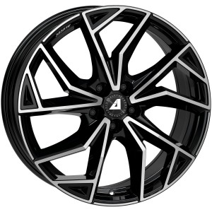 Janta aliaj ALUTEC ADX.02 8x19 5X108 ET48 DIAMANT-SCHWARZ-FRONTPOLIERT