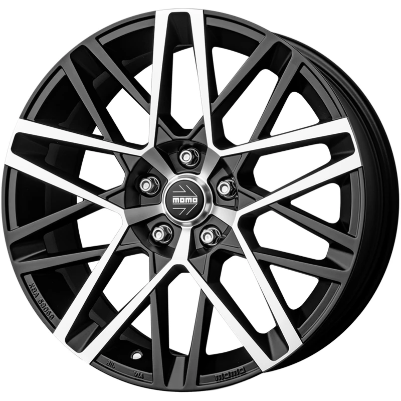 Janta aliaj MOMO Avenger 8x18 5X108 ET40 MATT BLACK POLISHED