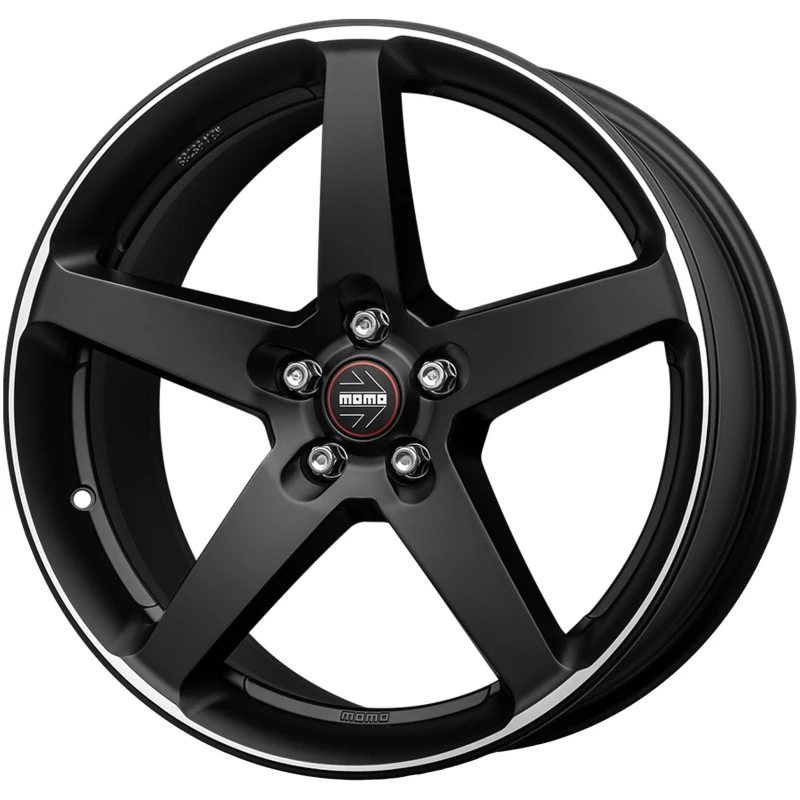 Janta aliaj MOMO FIVE 8.5x19 5X114.3 ET45 MATT BLACK POLISHED
