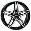 Janta aliaj ALUTEC POISON 7x16 5X108 ET48 DIAMANT-SCHWARZ-FRONTPOLIERT