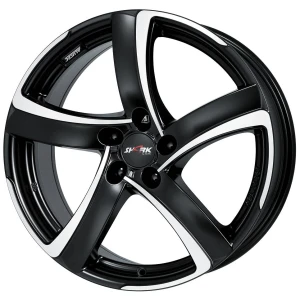 Janta aliaj ALUTEC SHARK 7x17 4X108 ET45 RACING SCHWARZ FRONTPOLIERT