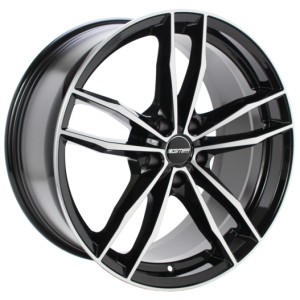 Janta aliaj GMP SWAN 9.5x20 5x120 ET37 CB72.6 Black polished
