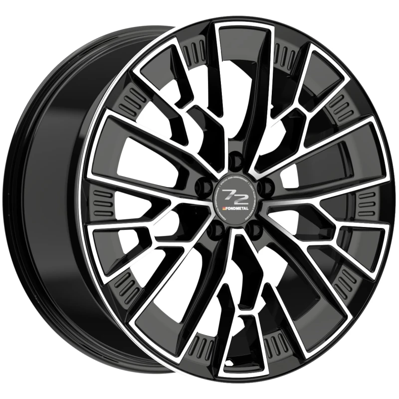 Janta aliaj FONDMETAL 1972 (8300) 9x20 115 ET20 GLOSSY BLACK MACHINED