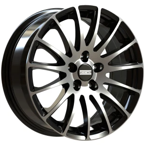 Janta aliaj FONDMETAL 7800 8x18 127 ET45 GLOSSY BLACK MACHINED