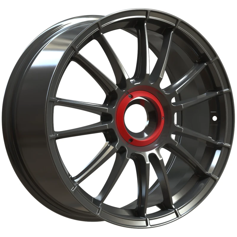 Janta aliaj FONDMETAL 9RR Monodado 11x20 130 ET47 GLOSSY TITANIUM