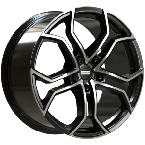 Janta aliaj FONDMETAL 9XR 9x20 127 ET45 GLOSSY BLACK MACHINED