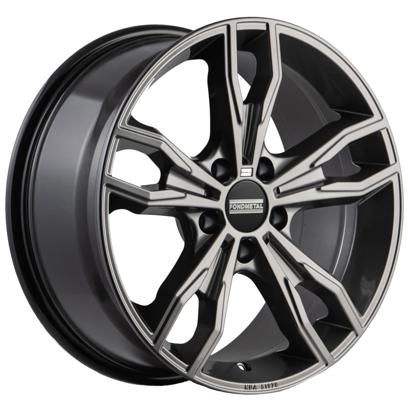 Janta aliaj FONDMETAL ALKE (FMI02) 9.5x20 120 ET44 GLOSSY TITANIUM