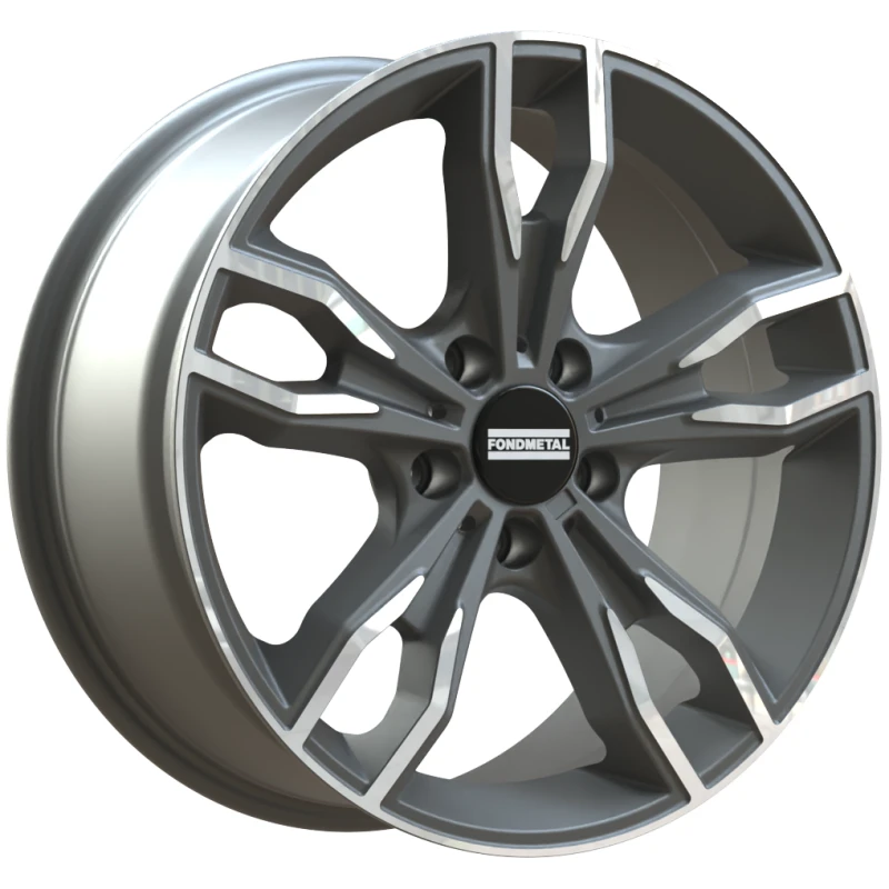 Janta aliaj FONDMETAL ALKE (FMI02) 9.5x20 120 ET44 MATT TITANIUM MACHINED