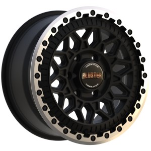 Janta aliaj FONDMETAL 8400 (BLUSTER) 8x18 108 ET36 MATT BLACK MACHINED LIP