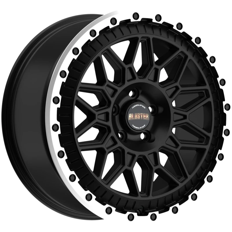 Janta aliaj FONDMETAL 8400 (BLUSTER) 9x20 139.7 ET19.05 MATT BLACK MACHINED LIP