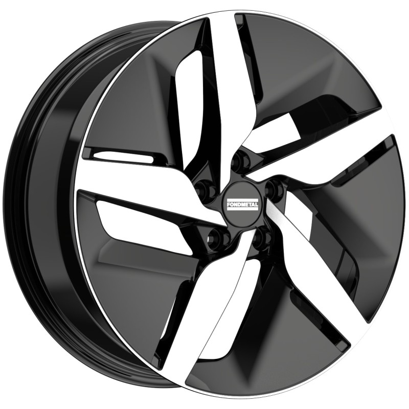 Janta aliaj FONDMETAL E-JOULE (FMI10) 7.5x19 114.3 ET40 GLOSSY BLACK MACHINED