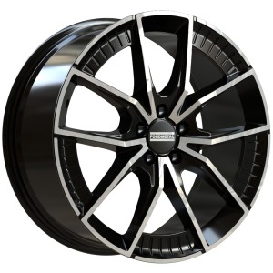 Janta aliaj FONDMETAL ELATHA (FMI11) 8.5x21 114.3 ET42 GLOSSY BLACK MACHINED