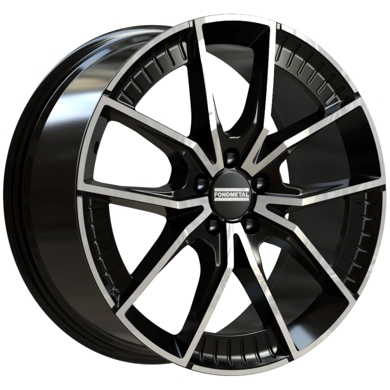 Janta aliaj FONDMETAL ELATHA (FMI11) 8.5x21 114.3 ET42 GLOSSY BLACK MACHINED