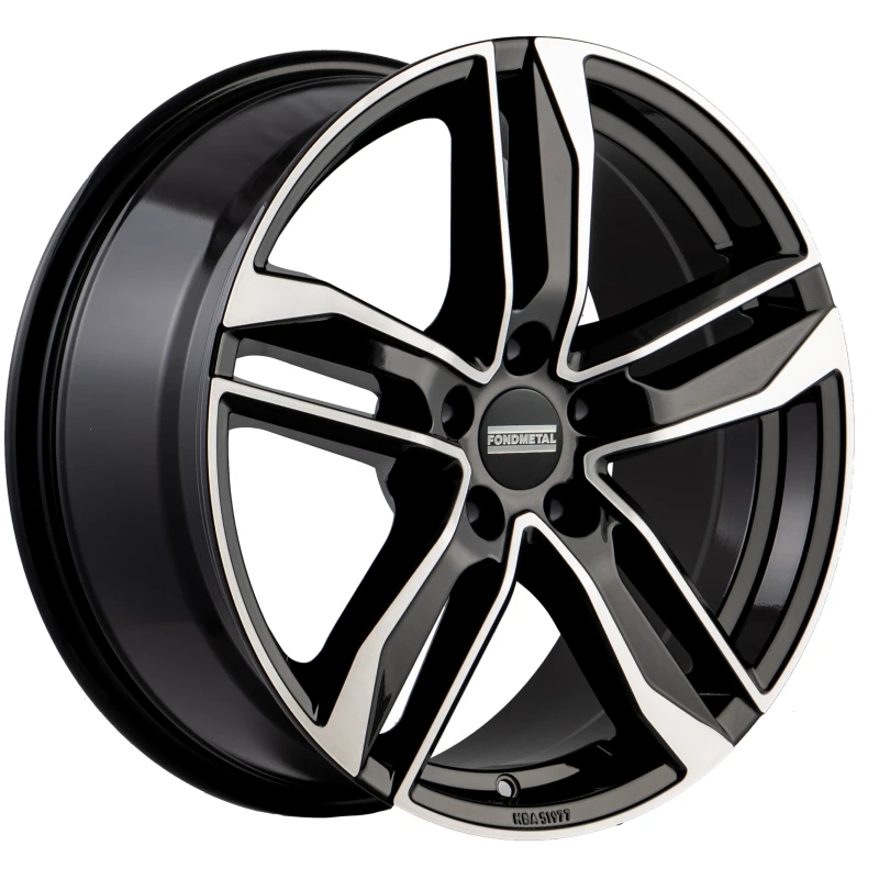 Janta aliaj FONDMETAL HEXIS (FMI01) 8x18 108 ET45 GLOSSY BLACK MACHINED