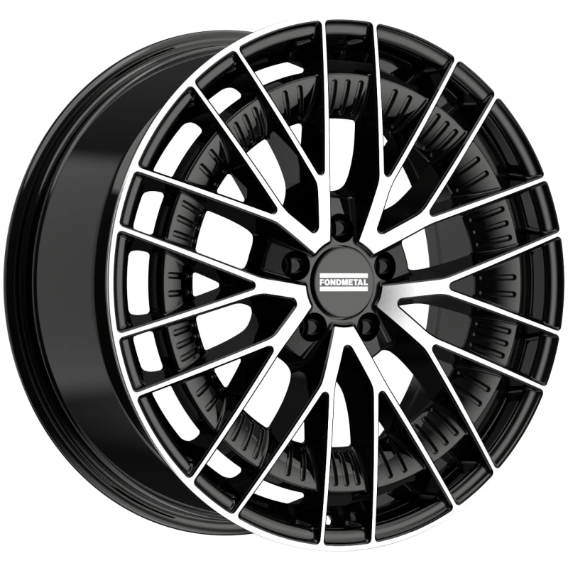 Janta aliaj FONDMETAL KARI (FMI12) 10x21 112 ET55 GLOSSY BLACK MACHINED