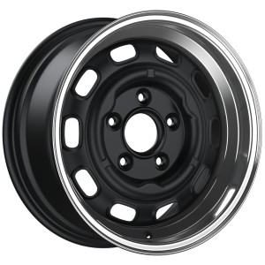 Janta aliaj FONDMETAL LMZ01 9x16 130 ET0 SOFT MATT BLACK MACHINED LIP