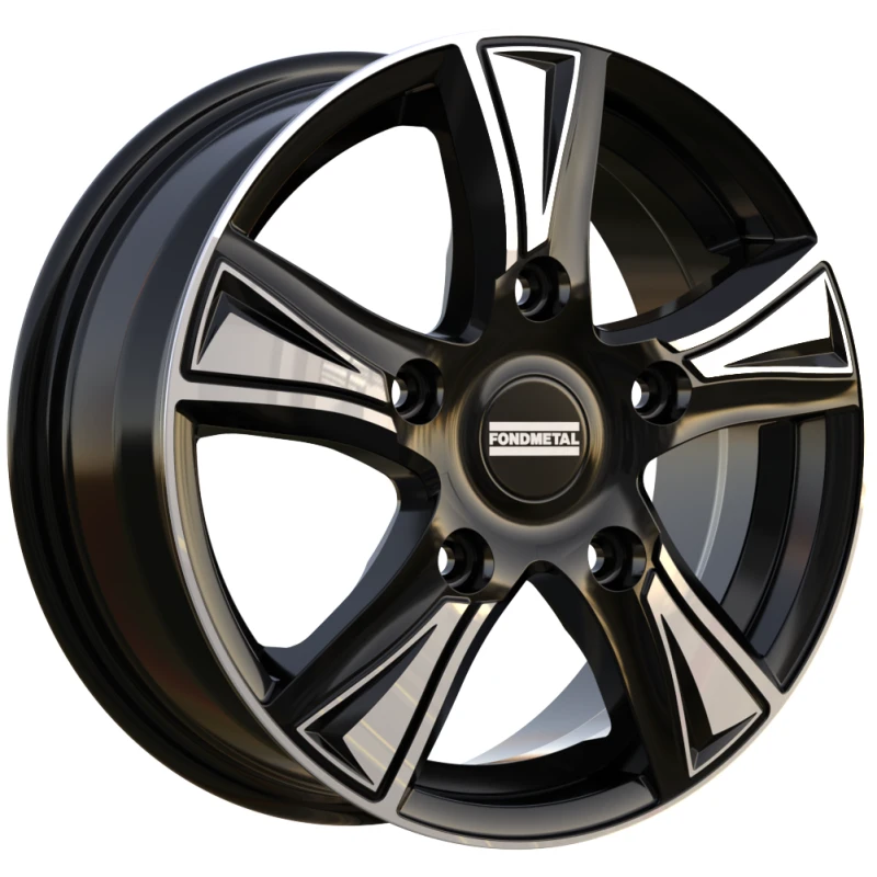 Janta aliaj FONDMETAL PRO1 (8500) 6.5x16 118 ET60 GLOSSY BLACK MACHINED