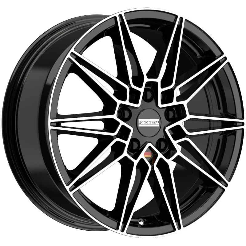 Janta aliaj FONDMETAL THOE (FMI08) 8x20 114.3 ET40 GLOSSY BLACK MACHINED