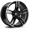Janta aliaj Carbonado Diamond 8.0x17 5x120 ET33 MBFP - Matt Black Front Polished
