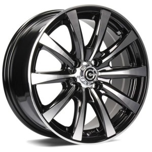 Janta aliaj Carbonado Raven 6.5x15 4x100 ET35 BFP - Black Front Polished