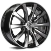 Janta aliaj Carbonado Raven 6.0x14 4x100 ET35 BFP - Black Front Polished