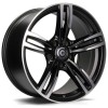 Janta aliaj Carbonado Diamond 8.5x18 5x120 ET33 MBFP - Matt Black Front Polished