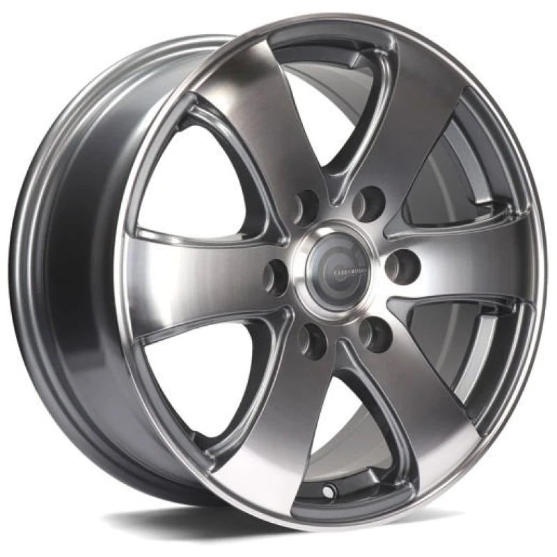 Janta aliaj Carbonado Mammuth 7.0x16 6x130 ET50 AFP - Anthracite Front Polished