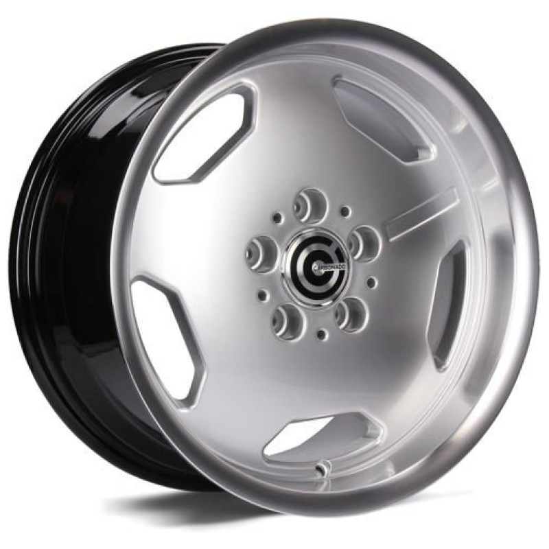 Janta aliaj Carbonado Retro 8.0x17 5x112 ET35 DHSLP - Diamond Hyper Silver Lip Polished