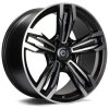 Janta aliaj Carbonado Dynamite 8.0x17 5x120 ET30 MBFP - Matt Black Front Polished