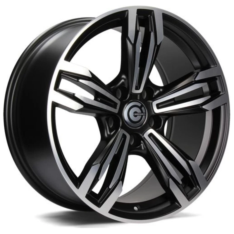Janta aliaj Carbonado Dynamite 8.0x17 5x120 ET30 MBFP - Matt Black Front Polished