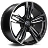 Janta aliaj Carbonado Dynamite 8.5x18 5x120 ET20 MBFP - Matt Black Front Polished
