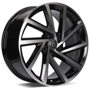 Janta aliaj Carbonado Coin 7.5x17 5x112 ET40 BFP - Black Front Polished
