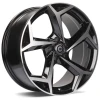 Janta aliaj Carbonado Tropico 6.0x15 5x100 ET38 BFP - Black Front Polished